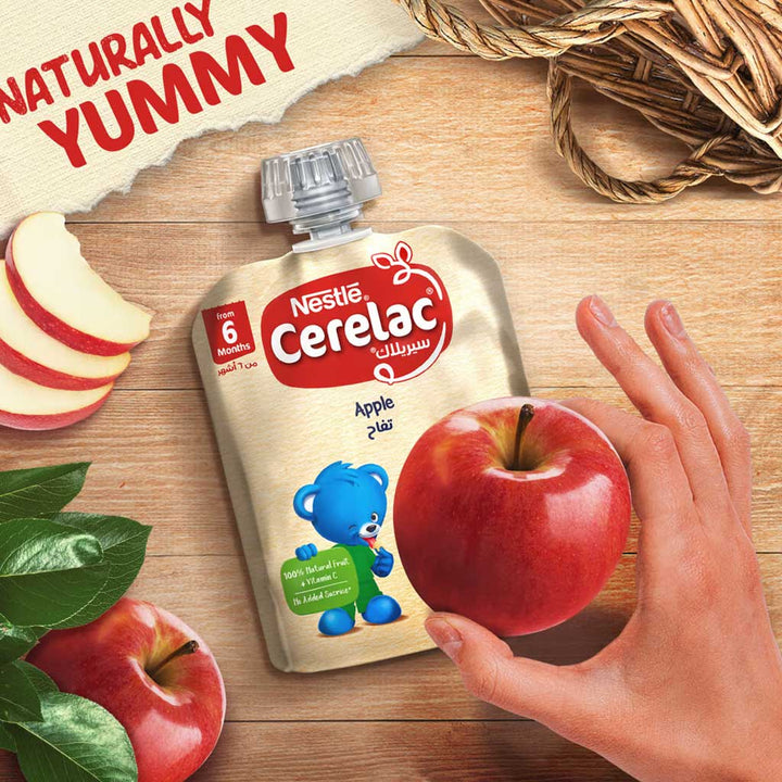Nestle Cerelac 6+ Months Banana, Apple & Oats Puree Pouch 90 g - Easy Pharmacy LLC