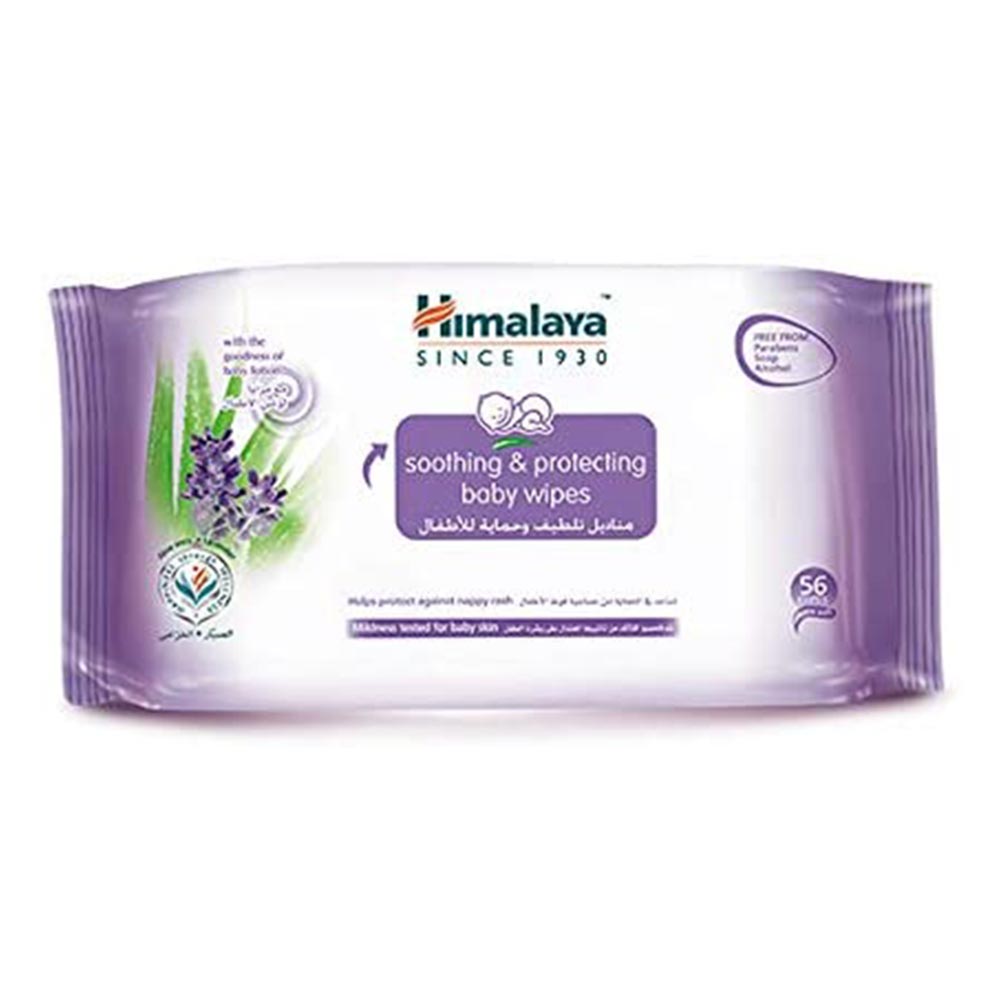 Himalaya Soothing & Protecting Baby Wipes 56's - Easy Pharmacy LLC