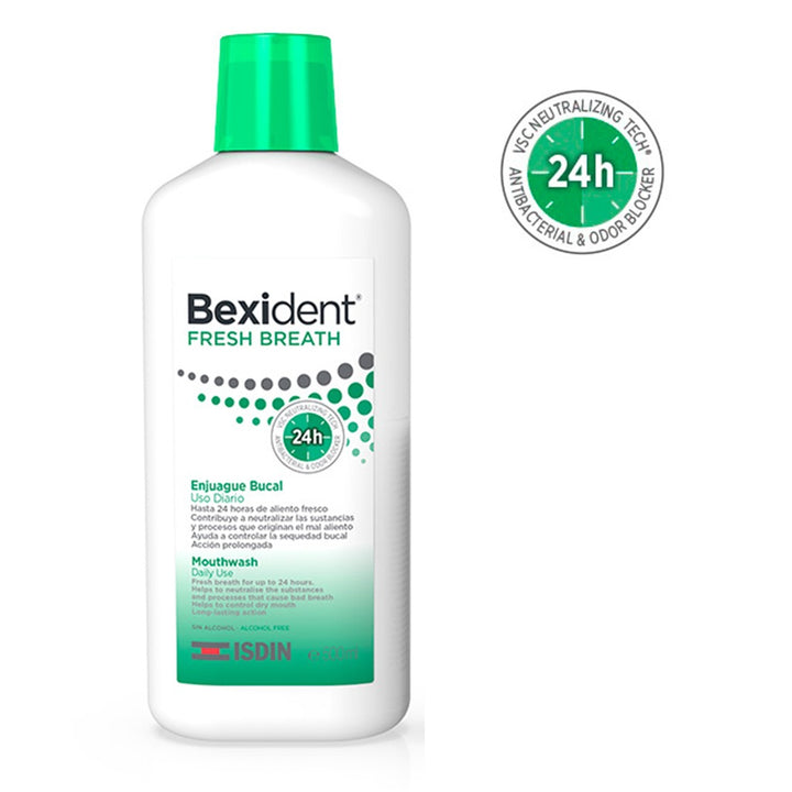 Isdin Bexident Fresh Breath Mouthwash 500 mL - Easy Pharmacy LLC