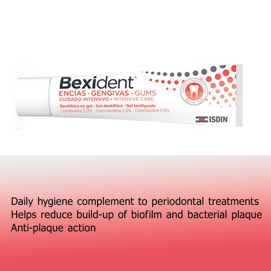Isdin Bexident Gums Intensive Care Gel Toothpaste 75 mL - Easy Pharmacy LLC