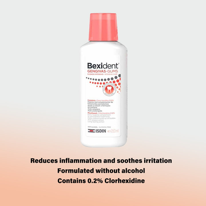 Isdin Bexident Gums Intensive Care Mouthwash 250 mL - Easy Pharmacy LLC