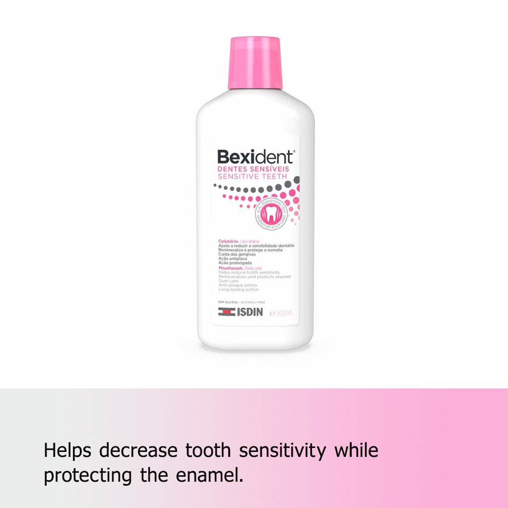 Isdin Bexident Sensitive Teeth Mouthwash 500 mL - Easy Pharmacy LLC