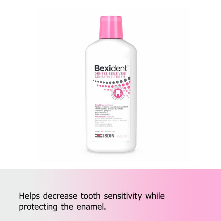 Isdin Bexident Sensitive Teeth Mouthwash 500 mL - Easy Pharmacy LLC