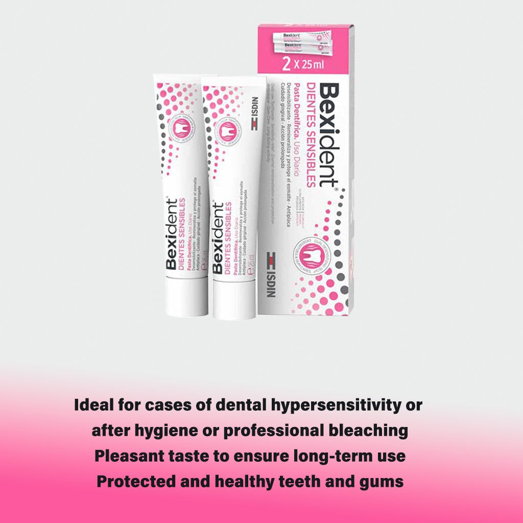 Isdin Bexident Sensitive Teeth Toothpaste 25 mL 2's - Easy Pharmacy LLC