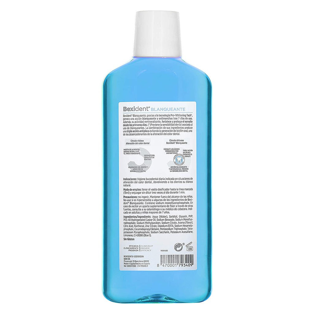 Isdin Bexident Whitening Mouthwash 500 mL - Easy Pharmacy LLC