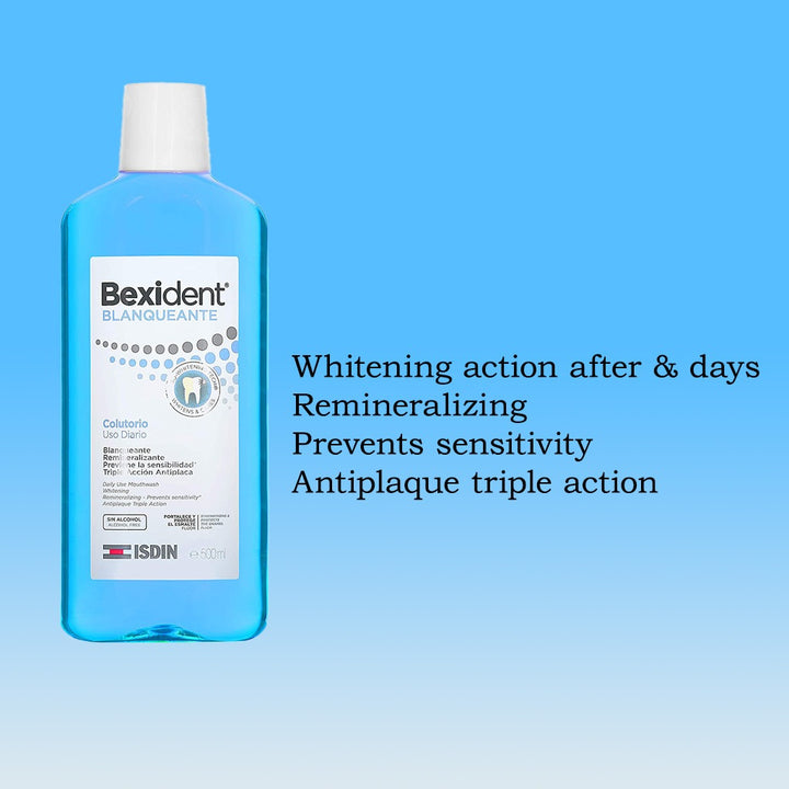 Isdin Bexident Whitening Mouthwash 500 mL - Easy Pharmacy LLC