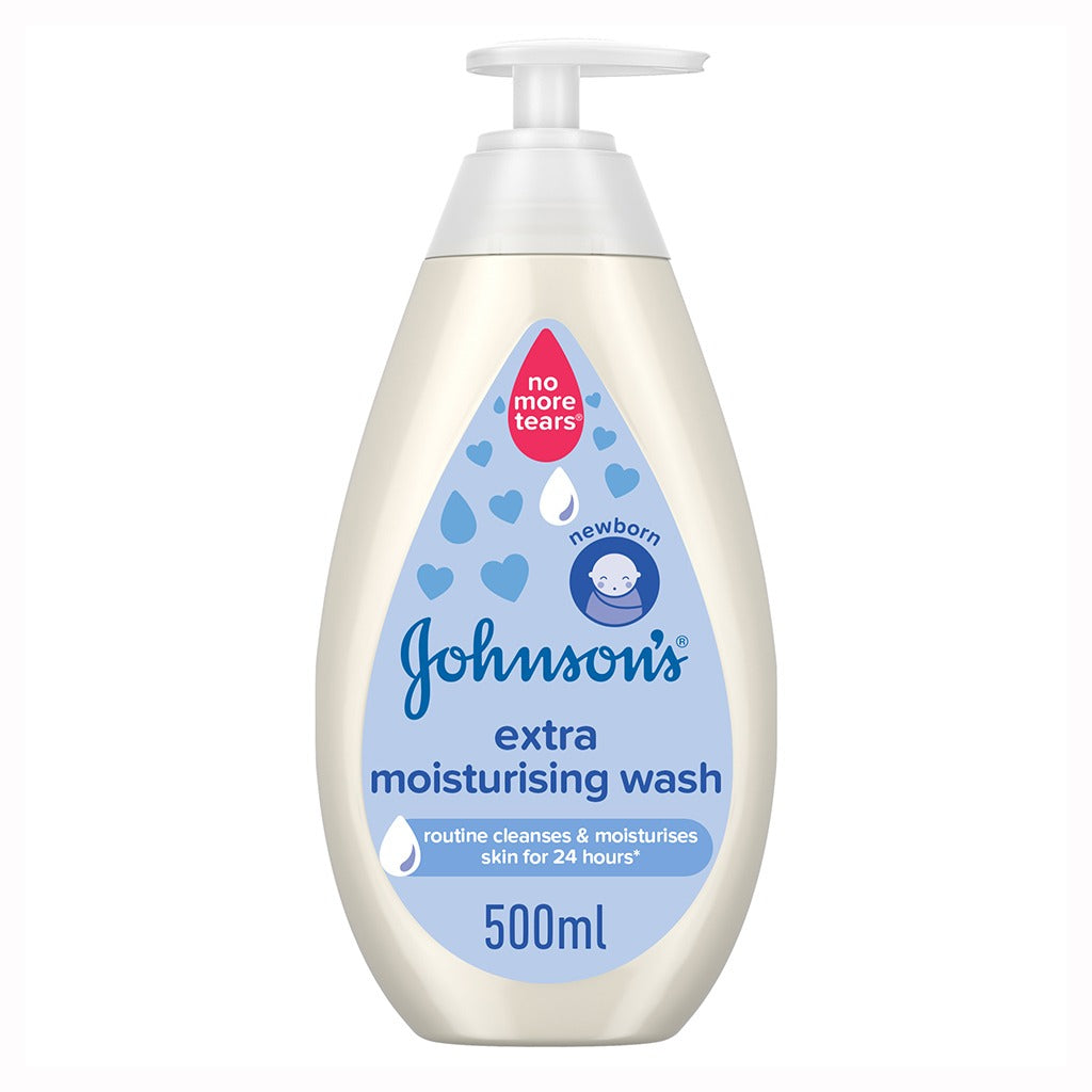 Johnson's Newborn Extra Moisturising Wash 500ml - Easy Pharmacy LLC