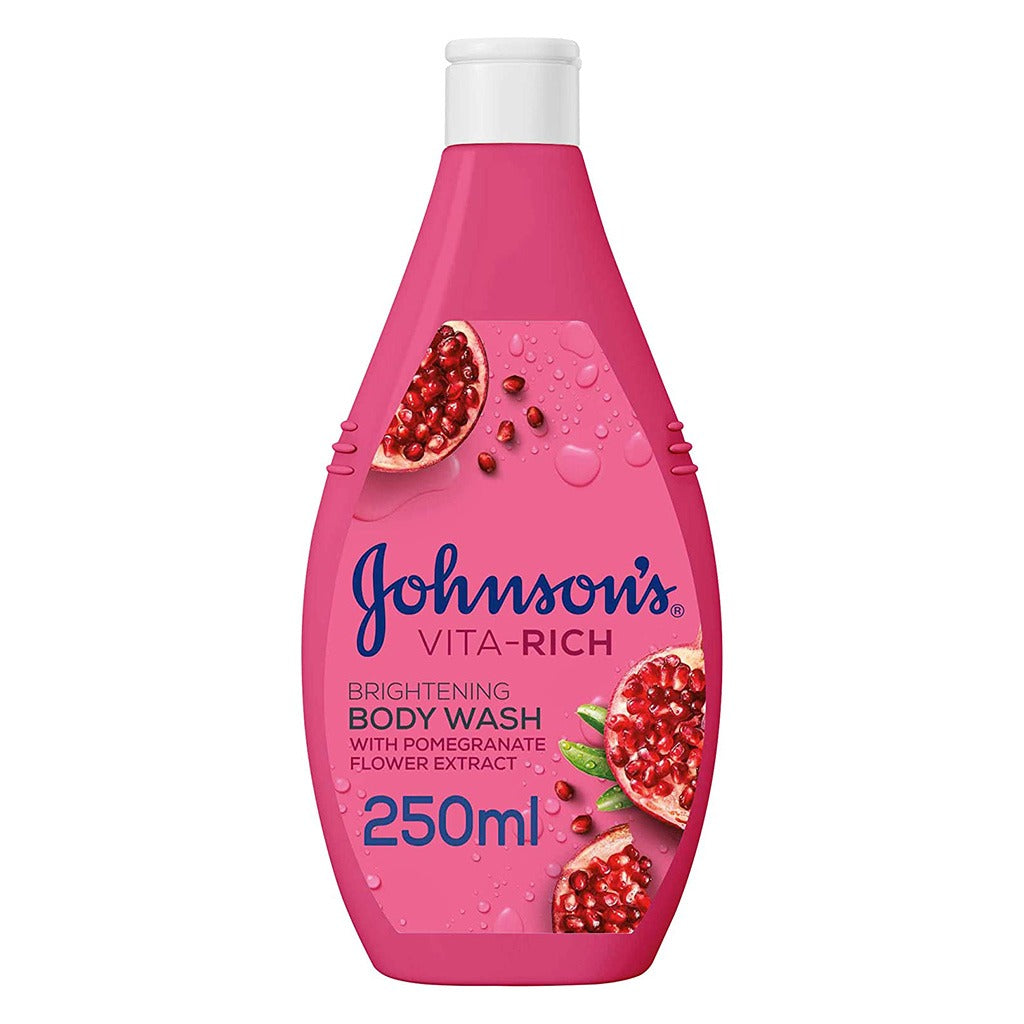 Johnson's Vita-Rich Brightening Body Wash with Pomegranate Flower Extract 250ml - Easy Pharmacy LLC