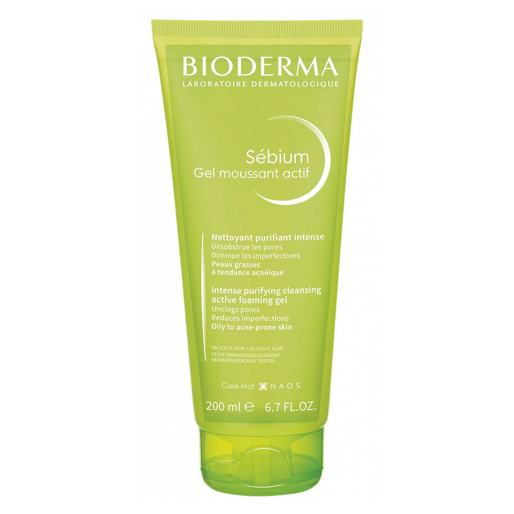 Bioderma Sebium Gel Moussant Actif Tube 200 mL - Easy Pharmacy LLC