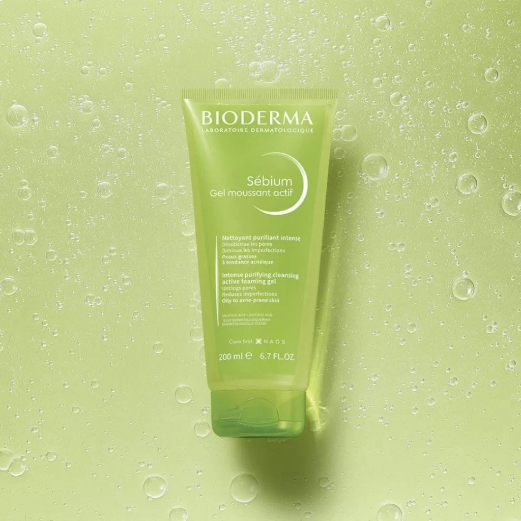 Bioderma Sebium Gel Moussant Actif Tube 200 mL - Easy Pharmacy LLC