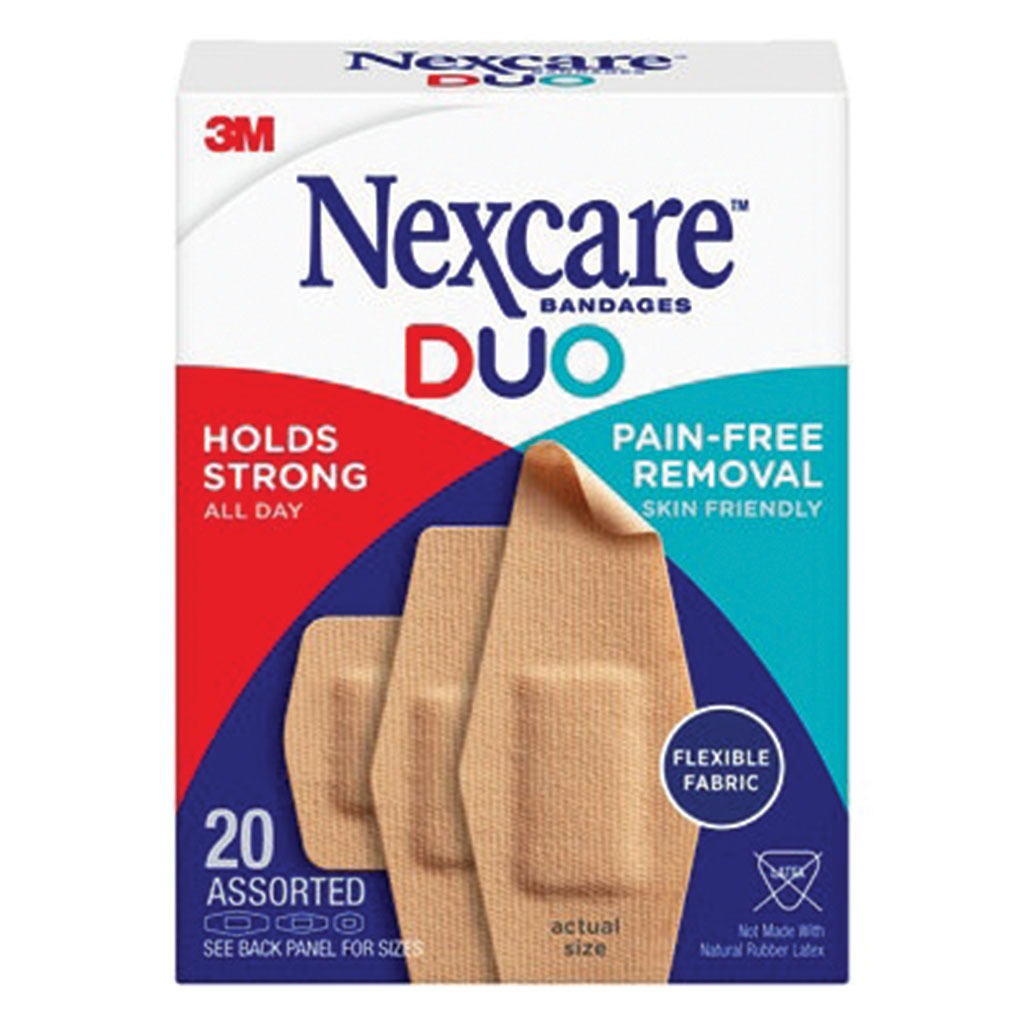 3M Nexcare Duo Flexible Fabric Bandages Assorted 20's - Easy Pharmacy LLC