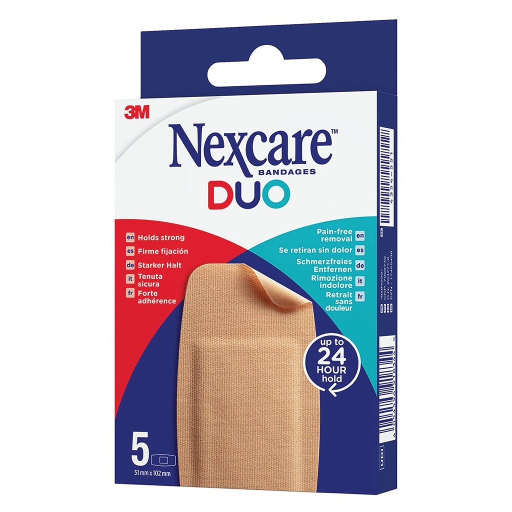 3M Nexcare Duo Maxi Bandages 5's - Easy Pharmacy LLC