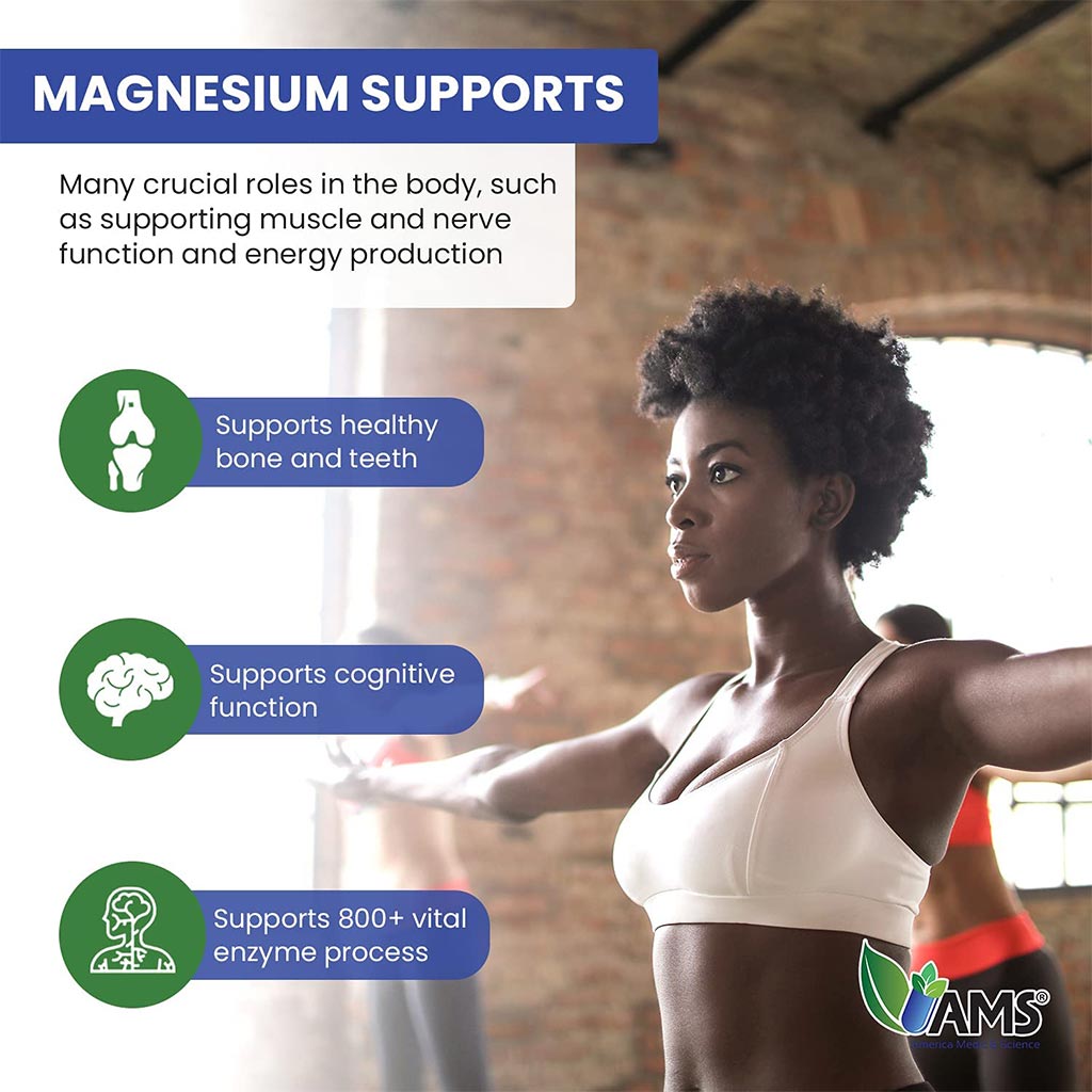 AMS Magnesium 250 mg Caplets 50's - Easy Pharmacy LLC