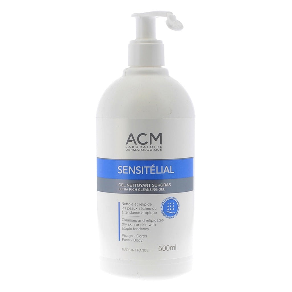 ACM Sensitelial Ultra Rich Cleansing Gel For Dry Skin 500ml - Easy Pharmacy LLC