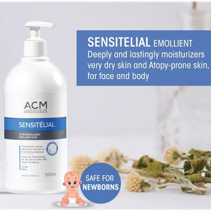 ACM Sensitelial Emollient Care Moisturiser For Dry & Atopy-Prone Skin 500ml - Easy Pharmacy LLC