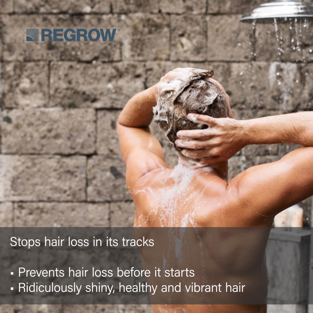 Regrow Step 1 - Cleanse & Prepare Shampoo For Men 300ml - Easy Pharmacy LLC