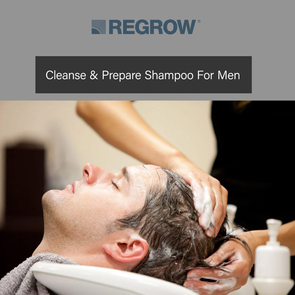 Regrow Step 1 - Cleanse & Prepare Shampoo For Men 300ml - Easy Pharmacy LLC