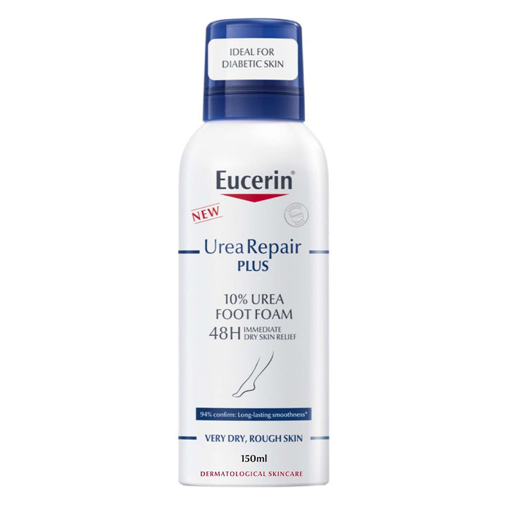 Eucerin UreaRepair Plus 10% Urea Foot Foam For Dry & Rough Foot 150ml - Easy Pharmacy LLC
