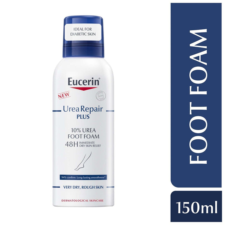 Eucerin UreaRepair Plus 10% Urea Foot Foam For Dry & Rough Foot 150ml - Easy Pharmacy LLC