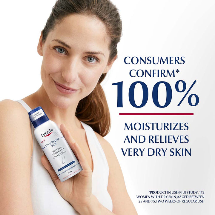 Eucerin UreaRepair Plus 10% Urea Foot Foam For Dry & Rough Foot 150ml - Easy Pharmacy LLC
