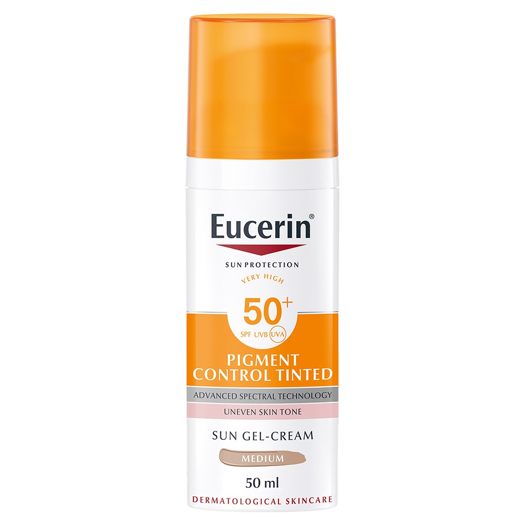Eucerin Sun Pigment Control Medium Tinted Gel-Cream SPF50+ Sunscreen For Hyperpigmentation 50ml - Easy Pharmacy LLC