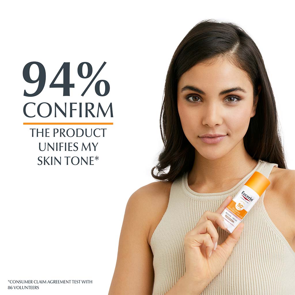 Eucerin Sun Pigment Control Medium Tinted Gel-Cream SPF50+ Sunscreen For Hyperpigmentation 50ml - Easy Pharmacy LLC