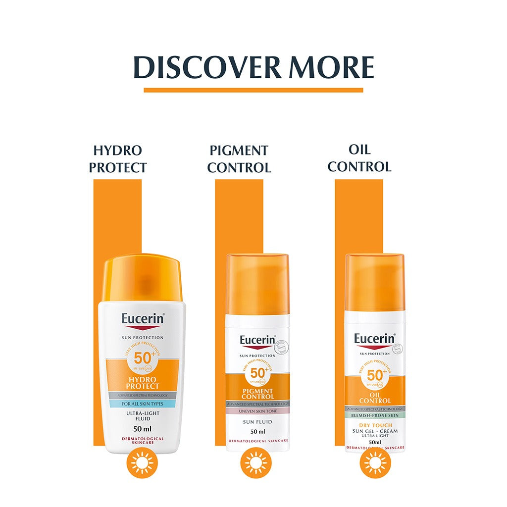 Eucerin Sun Pigment Control Medium Tinted Gel-Cream SPF50+ Sunscreen For Hyperpigmentation 50ml - Easy Pharmacy LLC