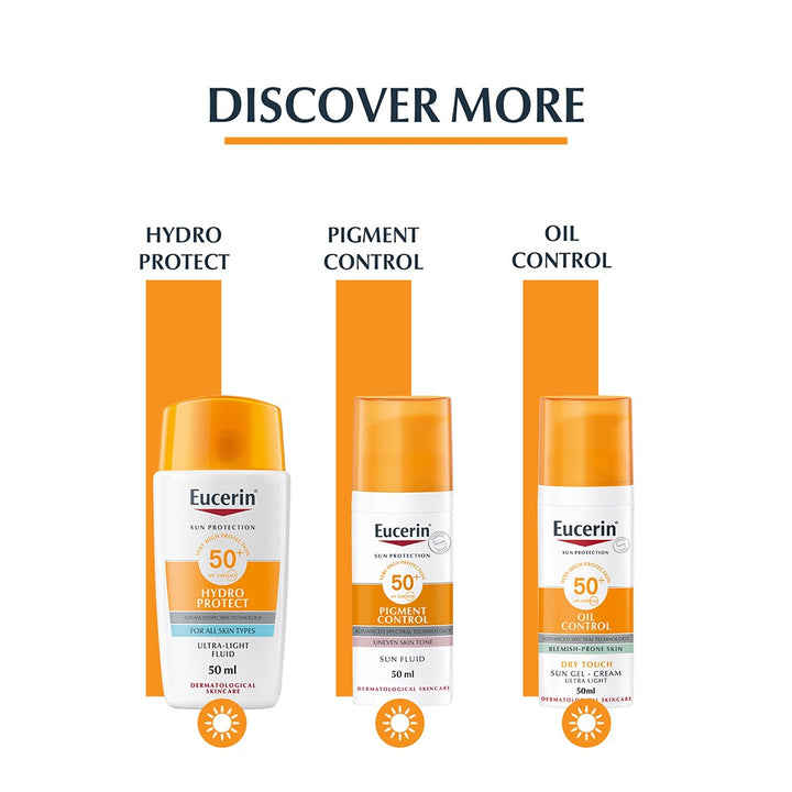 Eucerin Sun Pigment Control Medium Tinted Gel-Cream SPF50+ Sunscreen For Hyperpigmentation 50ml - Easy Pharmacy LLC