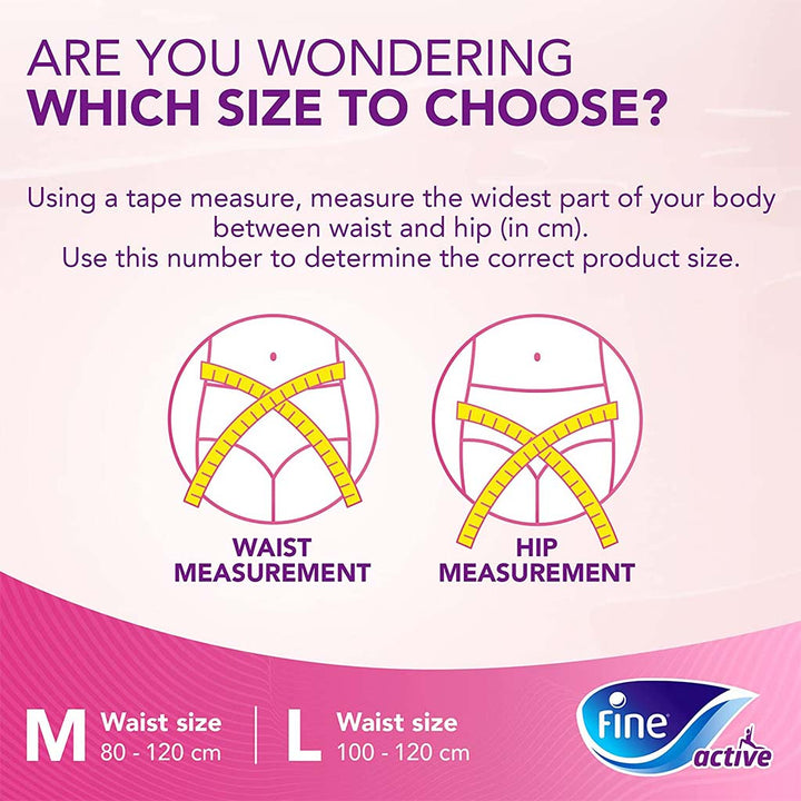 Fine Care Underwear Style Pull Up Adult Diaper For Incontinence & Postpartum, Medium, Pack of 12's - Easy Pharmacy LLC