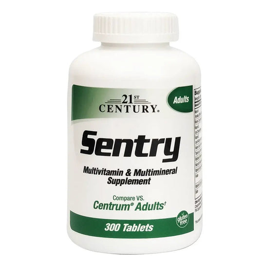 21st Century Sentry Multivitamin And Multimineral Supplement Tablets Pack Of 300
