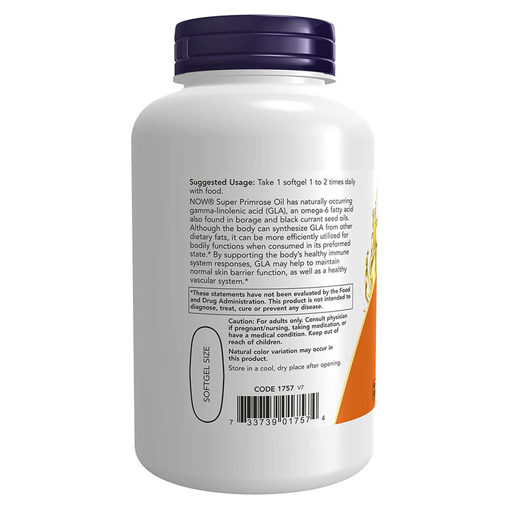 Now Super Primrose 1300mg Softgel For Women's Health, Pack of 120's - Easy Pharmacy LLC