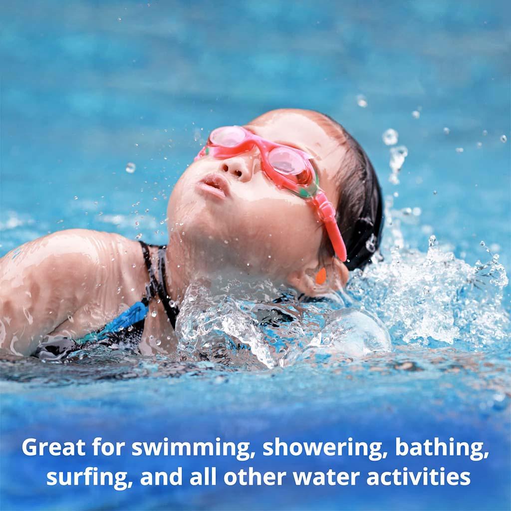 Ezycare Plus Swimmer's Ear Plugs For Kids With Case, Pack of 1 Pair - Easy Pharmacy LLC