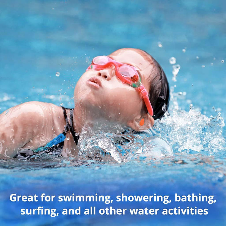 Ezycare Plus Swimmer's Ear Plugs For Kids With Case, Pack of 1 Pair - Easy Pharmacy LLC