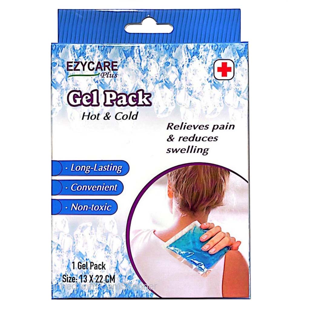 Ezycare Plus Hot & Cold Gel Pack 12cm*22cm 17233 - Easy Pharmacy LLC