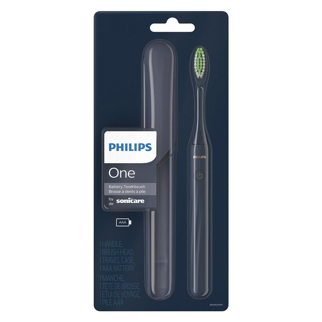 Philips Sonicare One Battery Toothbrush Midnight Blue HY1100/04 - Easy Pharmacy LLC