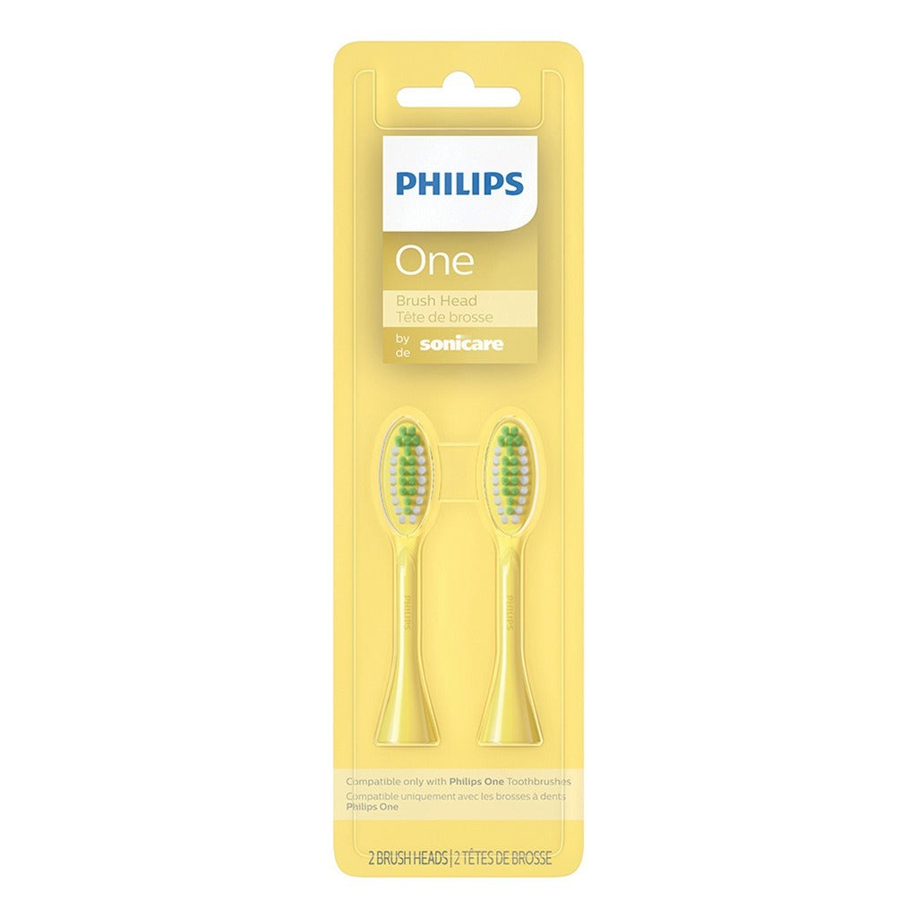 Philips Sonicare One Replacement Brush Head Mango BH1022/02, 2's - Easy Pharmacy LLC