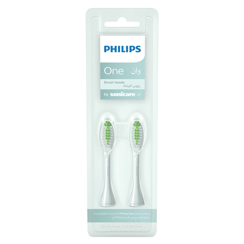 Philips Sonicare One Replacement Brush Head Mint Light Blue BH1022/03, 2's - Easy Pharmacy LLC