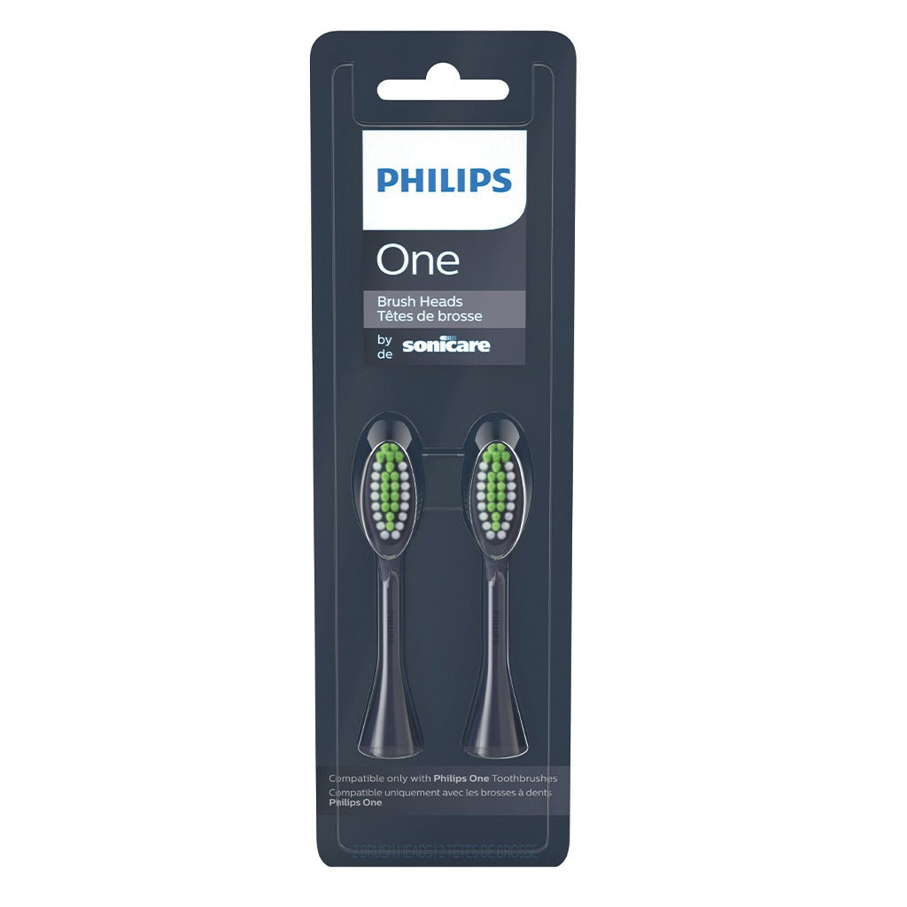 Philips Sonicare One Replacement Brush Head Midnight Blue BH1022/04, 2's - Easy Pharmacy LLC