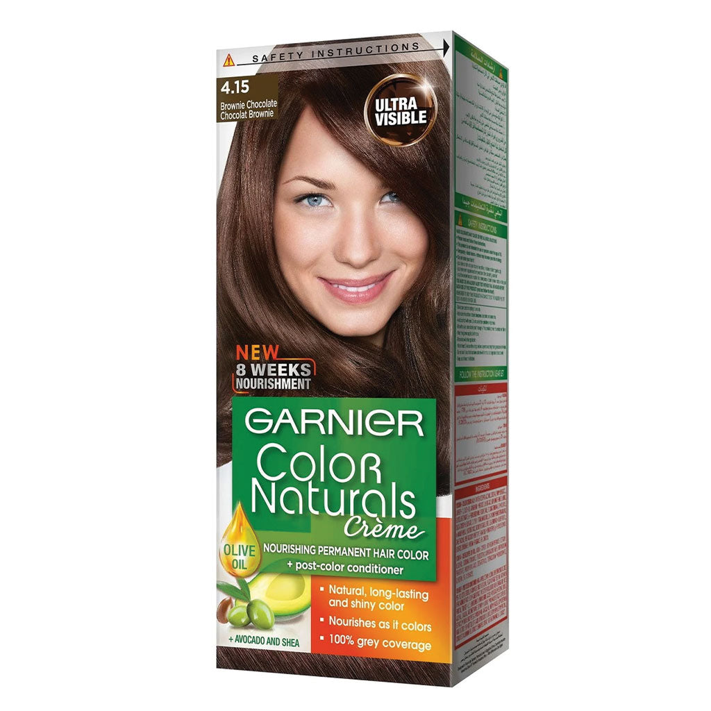 Garnier Color Naturals Cream Hair Color 4.15 Brownie Chocolate - Easy Pharmacy LLC