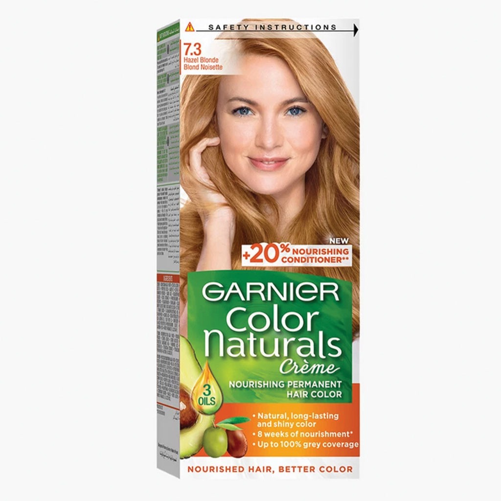 Garnier Color Naturals Cream Hair Color 7.3 Hazel Blonde Kit - Easy Pharmacy LLC