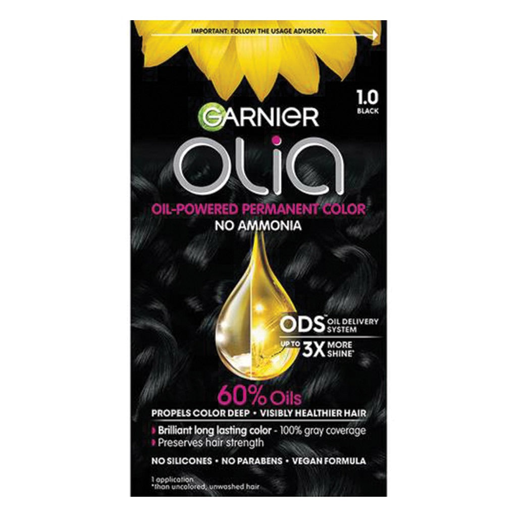 Garnier Olia Permanent Hair Color 1 Black Kit - Easy Pharmacy LLC