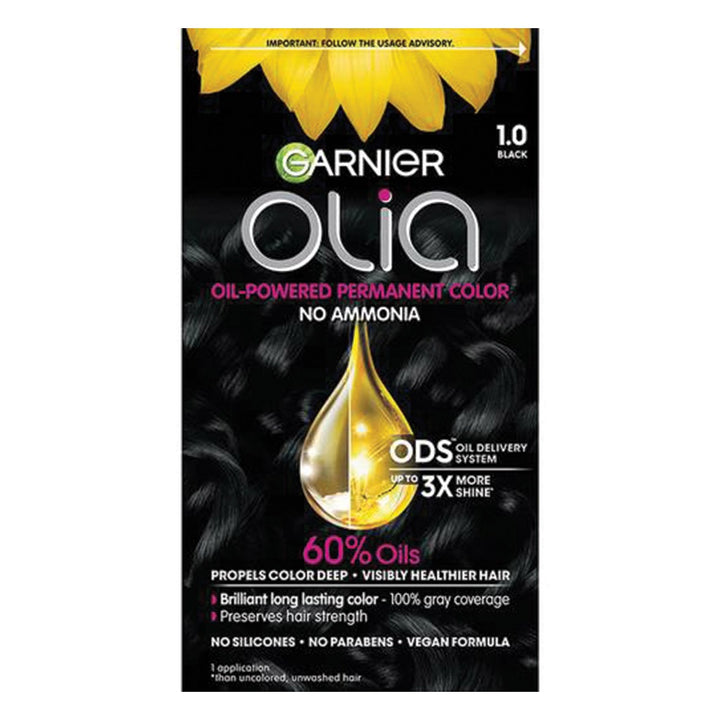 Garnier Olia Permanent Hair Color 1 Black Kit - Easy Pharmacy LLC