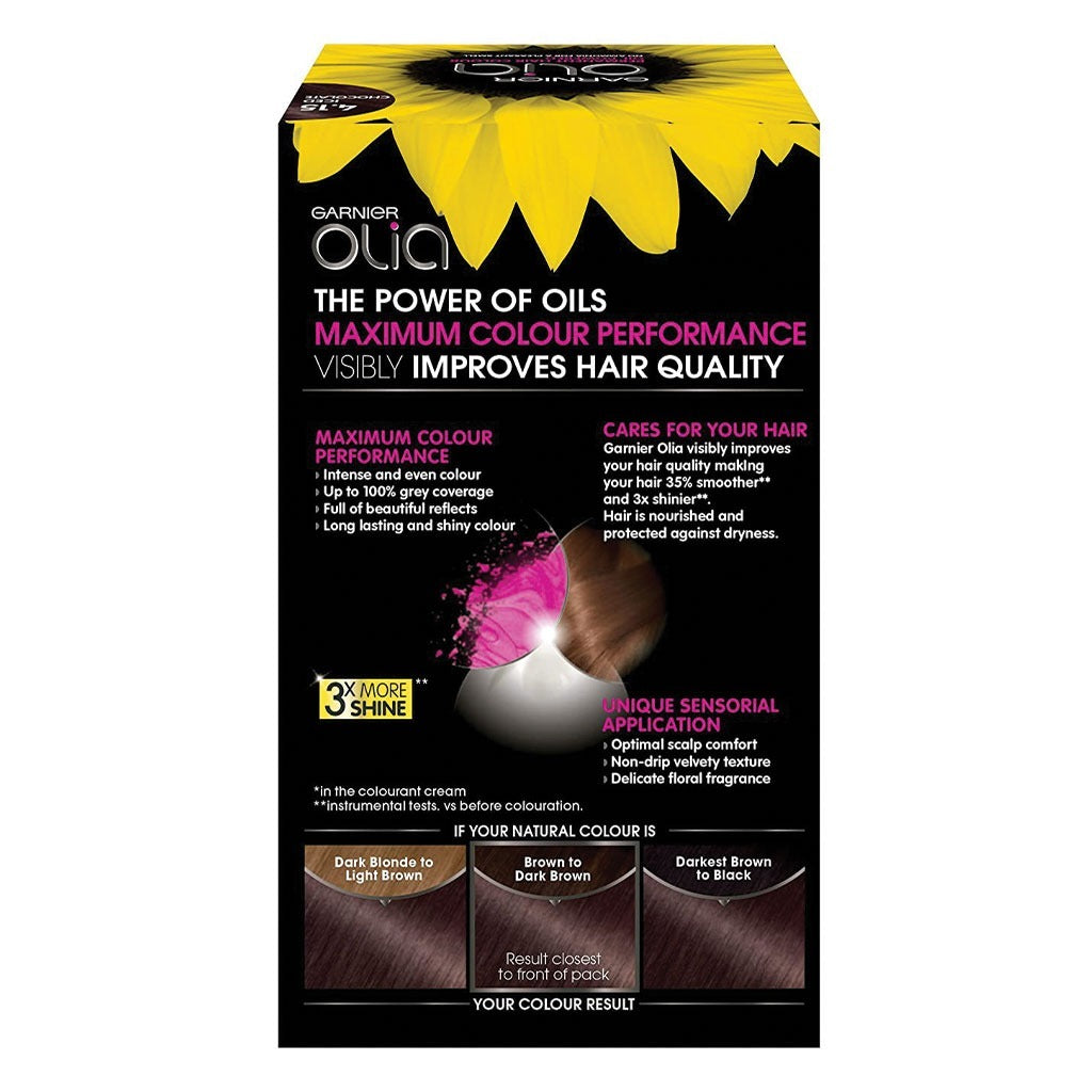 Garnier Olia Permanent Hair Color 4.15 Iced Chocolate Kit - Easy Pharmacy LLC