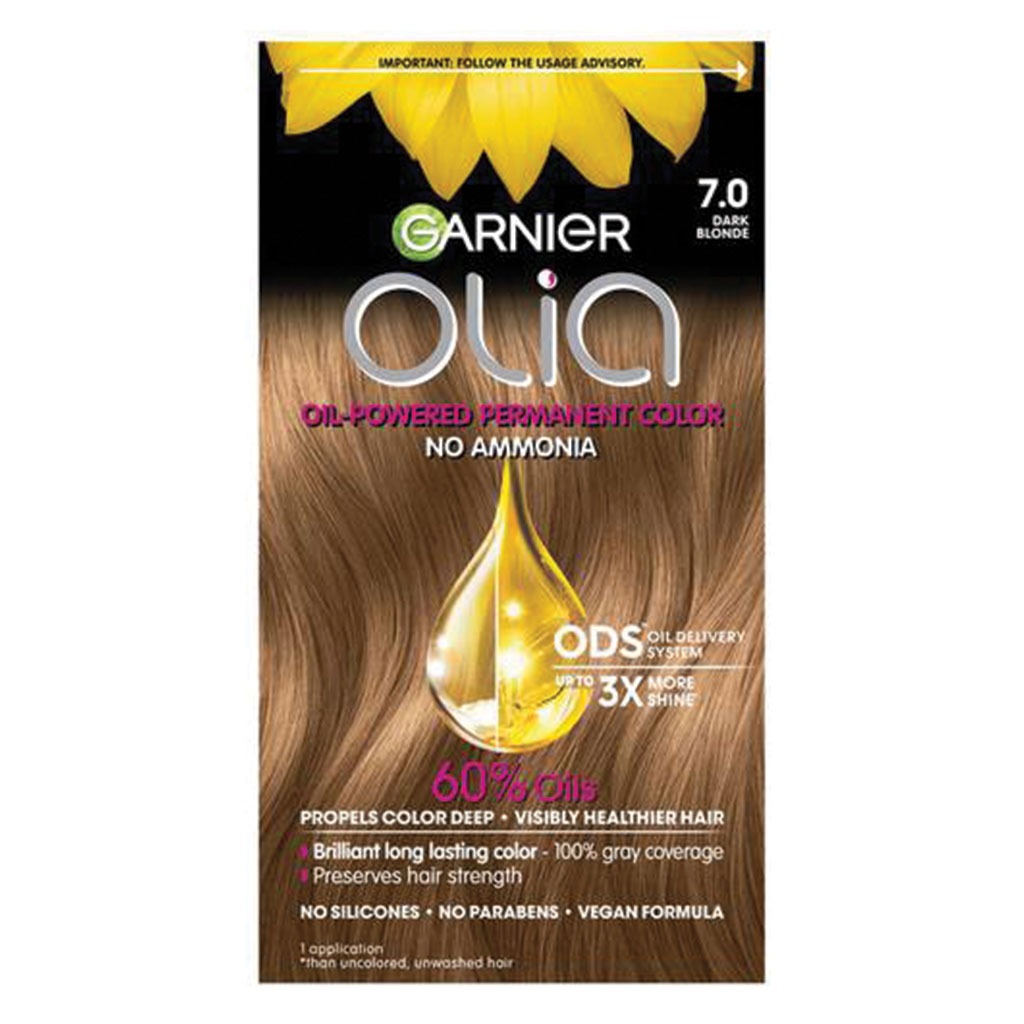 Garnier Olia Permanent Hair Color 7 Dark Blonde Kit - Easy Pharmacy LLC