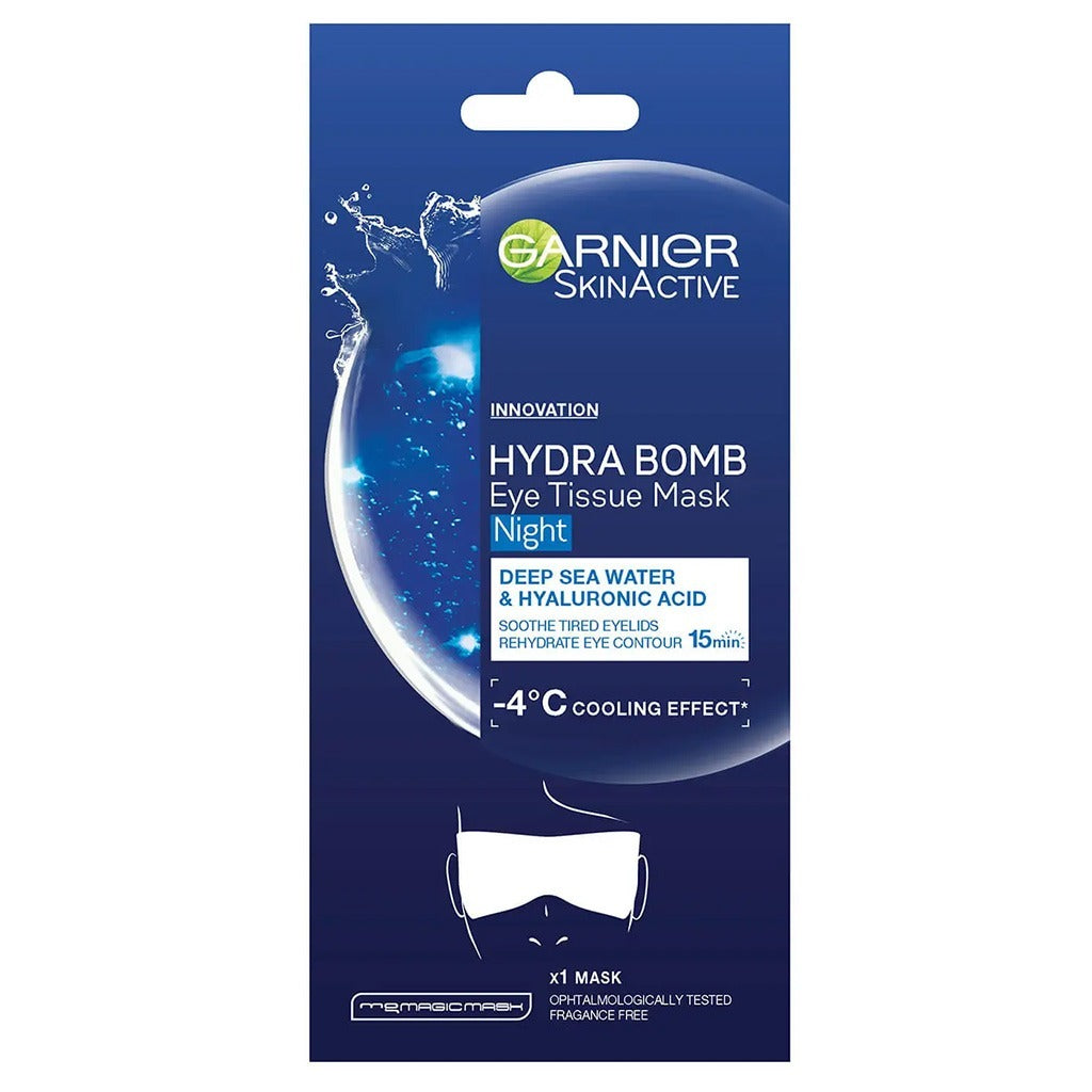 Garnier SkinActive HydraBomb Night Eye Tissue Mask 1's - Easy Pharmacy LLC