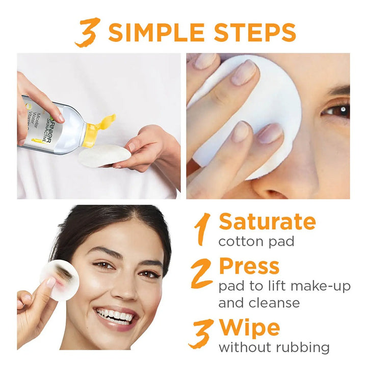 Garnier SkinActive Micellar Cleansing Water with Vitamin C Travel Size 100 mL - Easy Pharmacy LLC