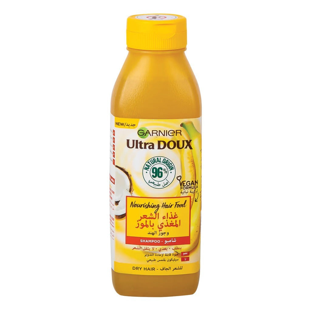 Garnier Ultra Doux Nourishing Hair Food Shampoo Banana 350 mL - Easy Pharmacy LLC