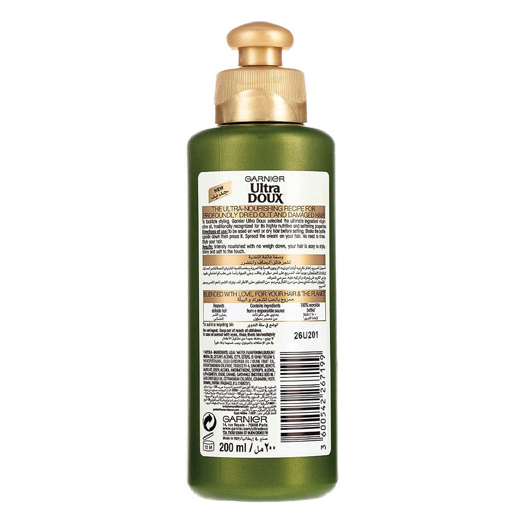 Garnier Ultra Doux Mythic Olive Extreme Nutrition Leave-In Cream 200 mL - Easy Pharmacy LLC