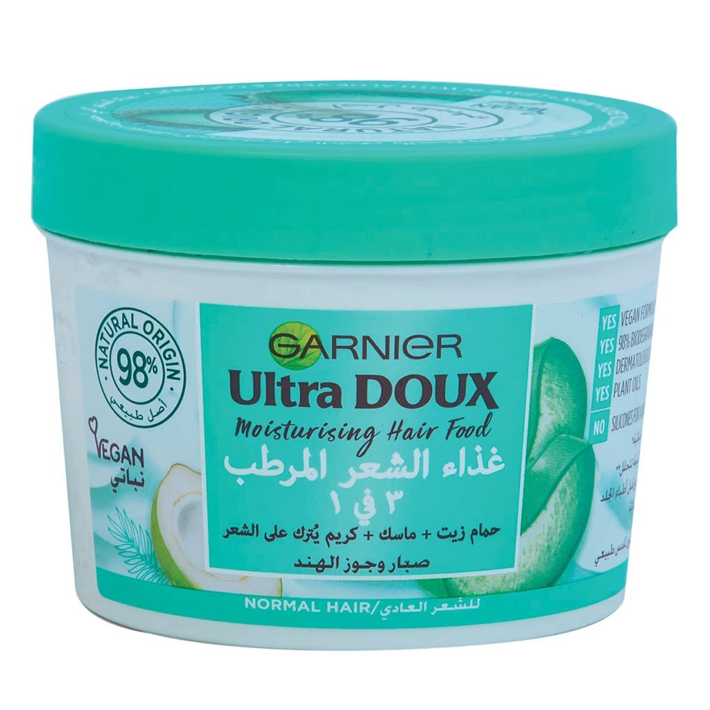 Garnier Ultra Doux Moisturising Hair Food Cream Aloe 390 mL - Easy Pharmacy LLC