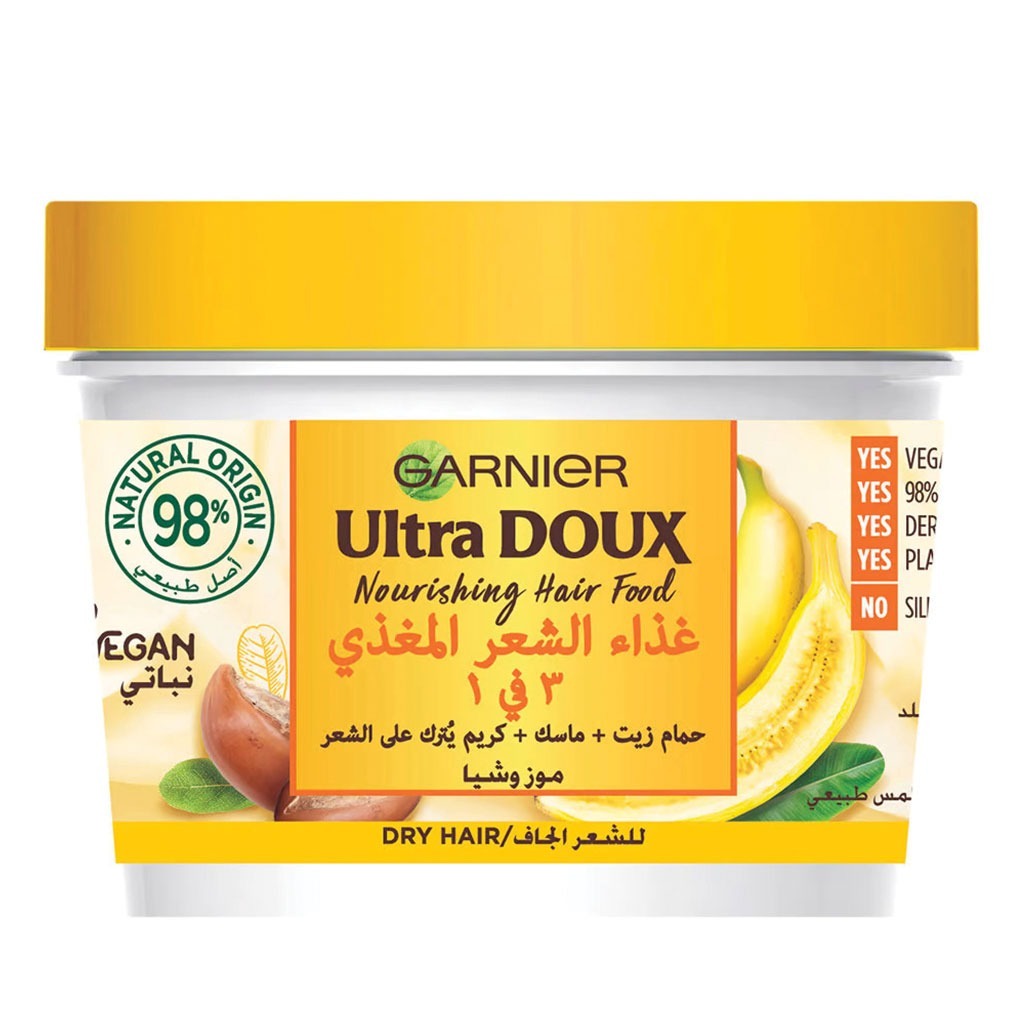 Garnier Ultra Doux Nourishing Hair Food Cream Banana 390 mL - Easy Pharmacy LLC